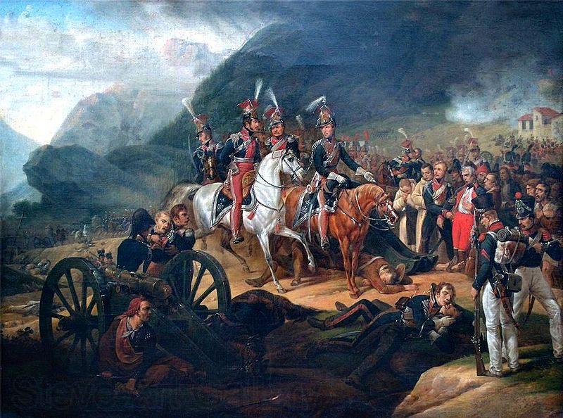 Horace Vernet Battle of Somosierra. Spain oil painting art